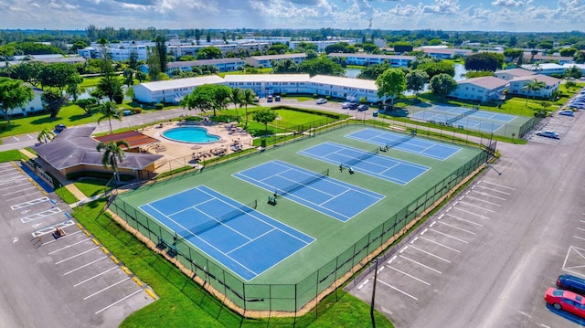 212 Somerset K, West Palm Beach, FL 33417 - aerial view of a pool