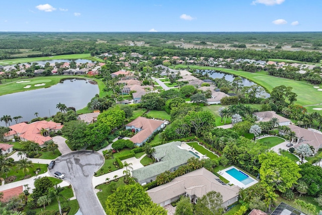 7815 Fairway Ln, West Palm Beach, FL 33412 - aerial overview of property's location featuring nearby suburban area, a large body of water, and a golf course