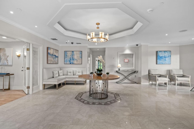 8800 S Ocean Dr Unit 710, Jensen Beach, FL 34957 - common area featuring ornamental molding and recessed lighting