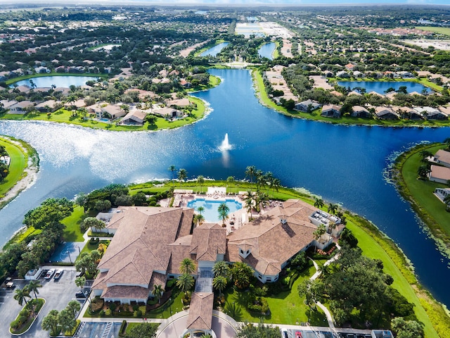 7535 Tarpon Cove Cir, Lake Worth, FL 33467 - aerial overview of property's location featuring a nearby body of water and nearby suburban area