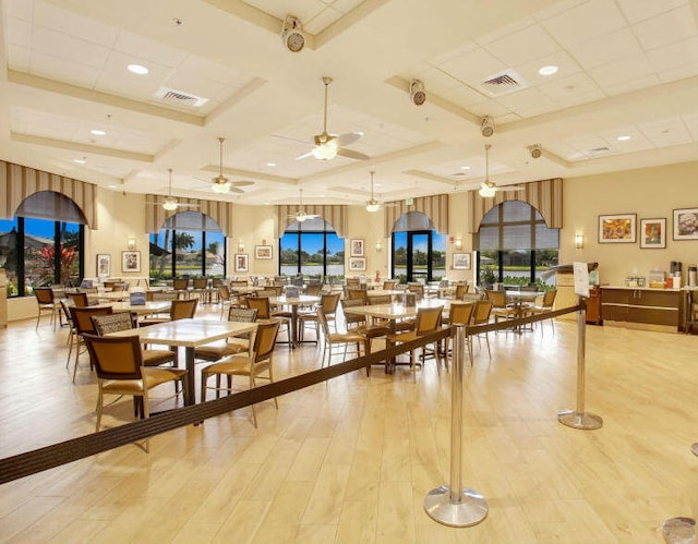 7535 Tarpon Cove Cir, Lake Worth, FL 33467 - lobby with a towering ceiling and coffered ceiling