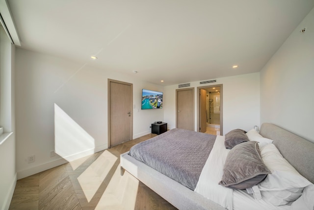 901 E Camino Real Unit 2A, Boca Raton, FL 33432 - bedroom featuring baseboards and recessed lighting