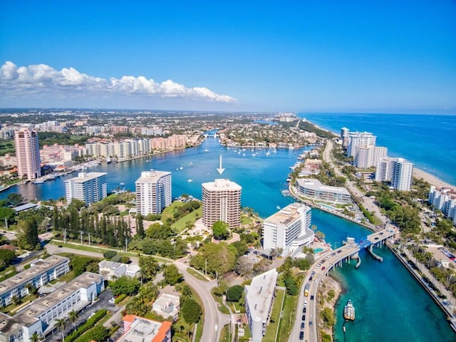 901 E Camino Real Unit 2A, Boca Raton, FL 33432 - view of urban area with a large body of water and a notable bridge