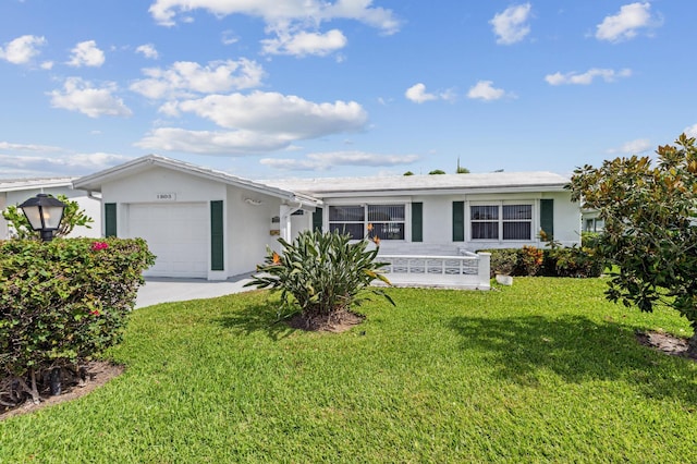 1803 SW 5th Ave, Boynton Beach, FL 33426 - single story home featuring stucco siding, a garage, a front lawn, and driveway