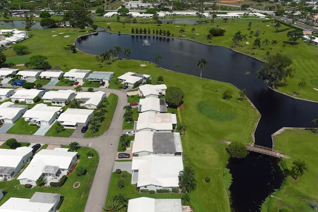 1803 SW 5th Ave, Boynton Beach, FL 33426 - aerial overview of property's location featuring a large body of water, nearby suburban area, and a local golf course