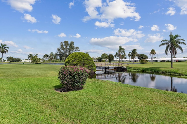 1803 SW 5th Ave, Boynton Beach, FL 33426 - view of green lawn featuring a water view