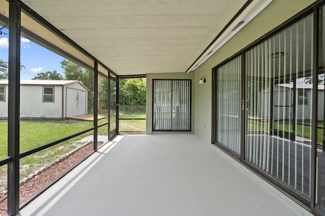 2307 SE Seafury Ln SE, Port Saint Lucie, FL 34952 - view of unfurnished sunroom