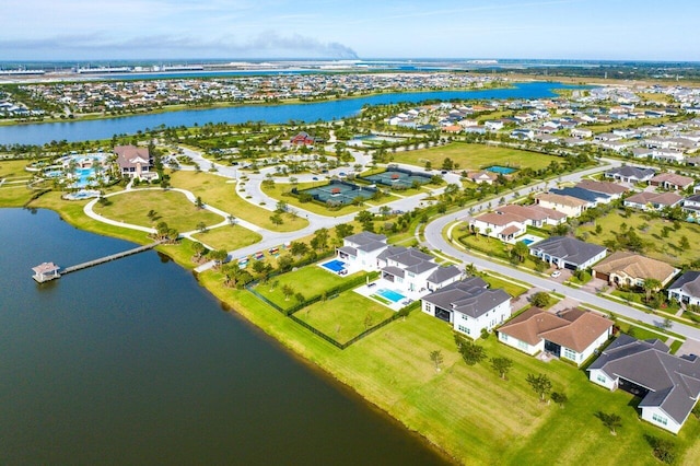 983 Hookline Cir, The Acreage, FL 33470 - aerial view of property and surrounding area with nearby suburban area and a large body of water