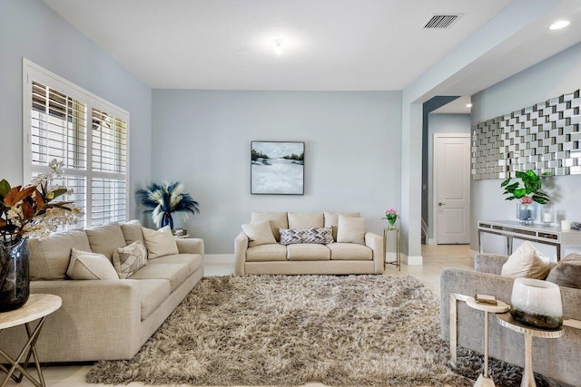 983 Hookline Cir, The Acreage, FL 33470 - living area with baseboards and recessed lighting