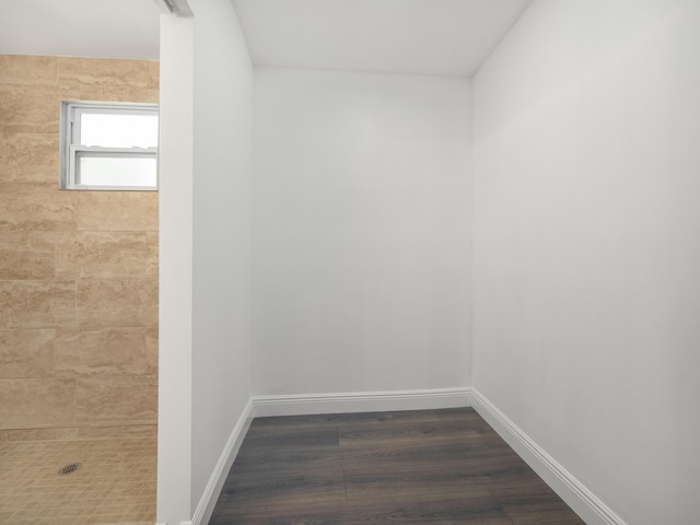 4107 Virginia Ter, West Palm Beach, FL 33405 - interior space featuring dark wood-style flooring and baseboards