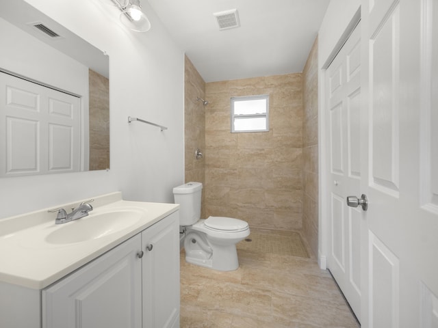 4107 Virginia Ter, West Palm Beach, FL 33405 - full bath featuring vanity, toilet, and a tile shower