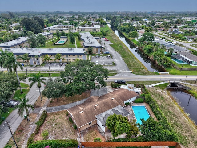 201 Rex Ct, Palm Springs, FL 33461 - bird's eye view of a nearby body of water and a pool