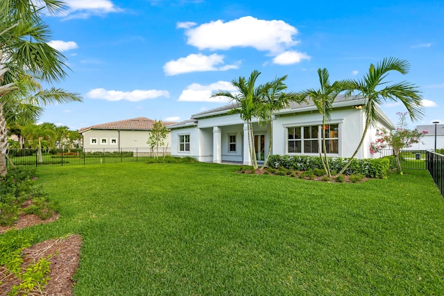 10803 Stellar Cir, Palm Beach Gardens, FL 33412 - rear view of house featuring stucco siding