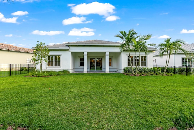 10803 Stellar Cir, Palm Beach Gardens, FL 33412 - rear view of house with stucco siding
