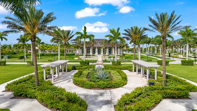 10803 Stellar Cir, Palm Beach Gardens, FL 33412 - view of property's community featuring a lawn
