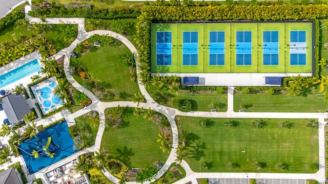 10803 Stellar Cir, Palm Beach Gardens, FL 33412 - drone / aerial view of a pool area