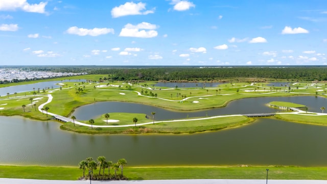 10803 Stellar Cir, Palm Beach Gardens, FL 33412 - drone / aerial view of a nearby body of water and a golf course