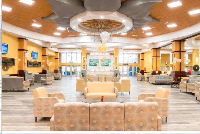 7715 Southampton Ter Unit 102, Tamarac, FL 33321 - community lobby with a paneled ceiling