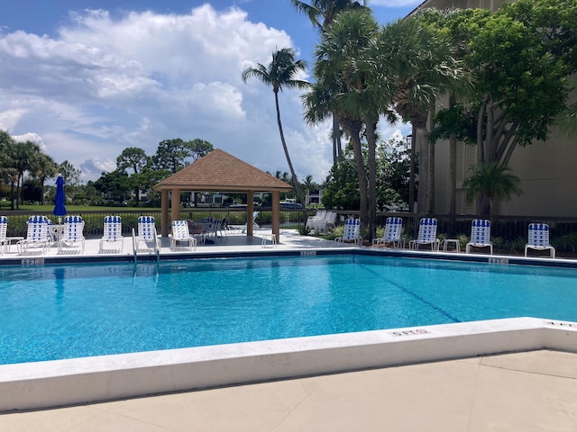1401 Tidal Pointe Blvd Unit 102, Jupiter, FL 33477 - community pool featuring a gazebo and a patio area