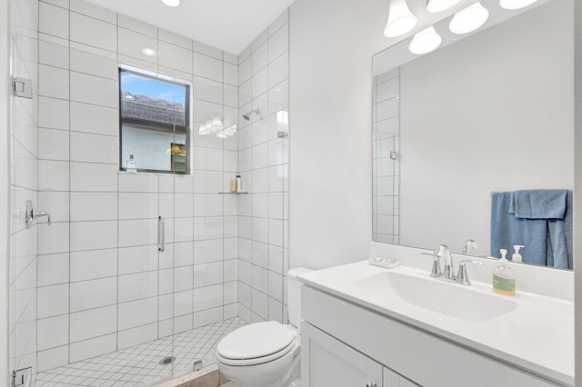 13291 Machiavelli Way, Palm Beach Gardens, FL 33418 - full bathroom with a stall shower, toilet, and vanity