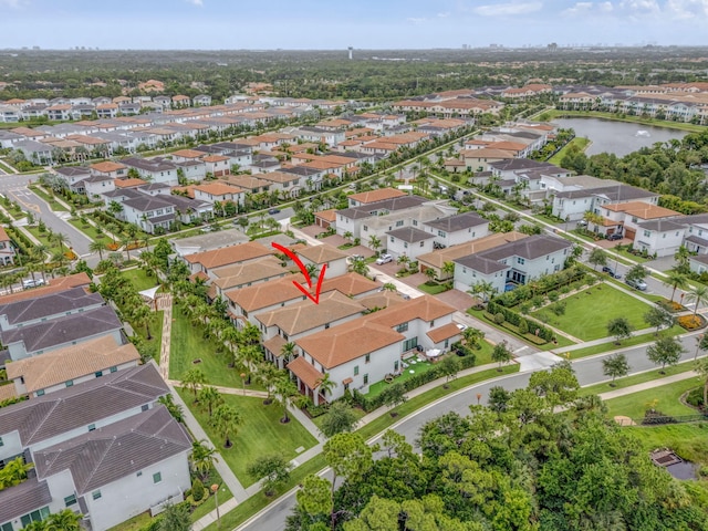 13291 Machiavelli Way, Palm Beach Gardens, FL 33418 - aerial overview of property's location featuring a nearby body of water and nearby suburban area