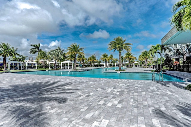 13291 Machiavelli Way, Palm Beach Gardens, FL 33418 - community pool with a patio