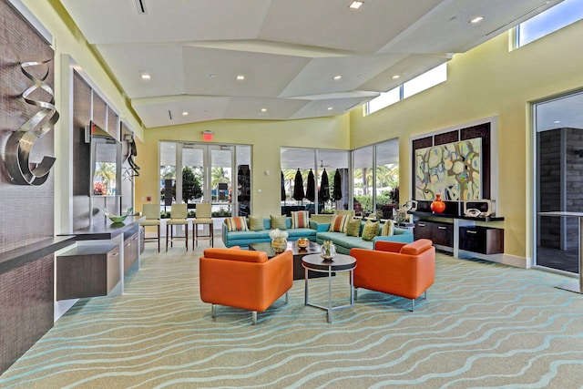 13291 Machiavelli Way, Palm Beach Gardens, FL 33418 - community lobby featuring recessed lighting and high vaulted ceiling