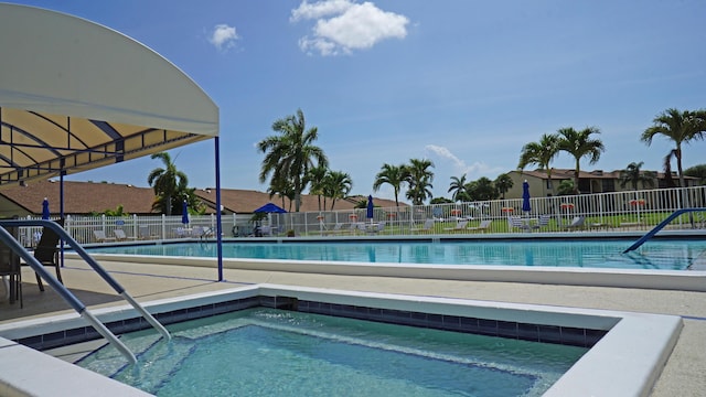 804 Sky Pine Way Unit C, Greenacres, FL 33415 - community pool featuring a hot tub