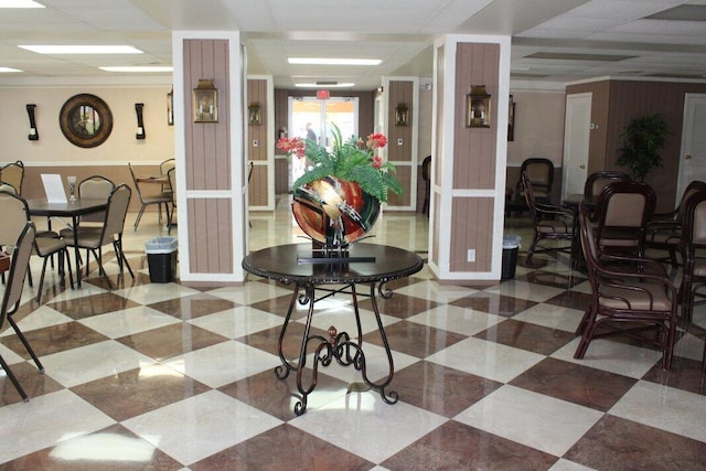 117 Lake Dora Dr, West Palm Beach, FL 33411 - building lobby featuring a drop ceiling