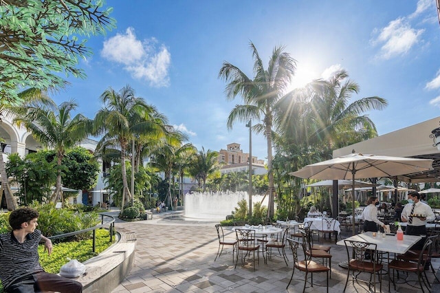 651 Okeechobee Blvd Unit 408, West Palm Beach, FL 33401 - view of patio with outdoor dining space