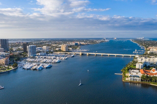 651 Okeechobee Blvd Unit 408, West Palm Beach, FL 33401 - view of urban area with a large body of water and a notable bridge