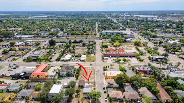 701 S J St, Lake Worth Beach, FL 33460 - aerial view of property's location featuring nearby suburban area