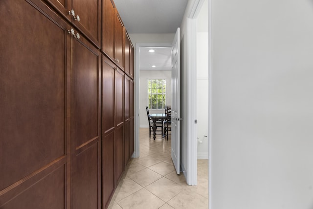2757 Wymberly Dr, Jupiter, FL 33458 - corridor featuring light tile patterned floors, recessed lighting, and baseboards