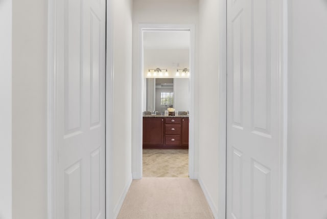 2757 Wymberly Dr, Jupiter, FL 33458 - hall featuring light colored carpet and baseboards