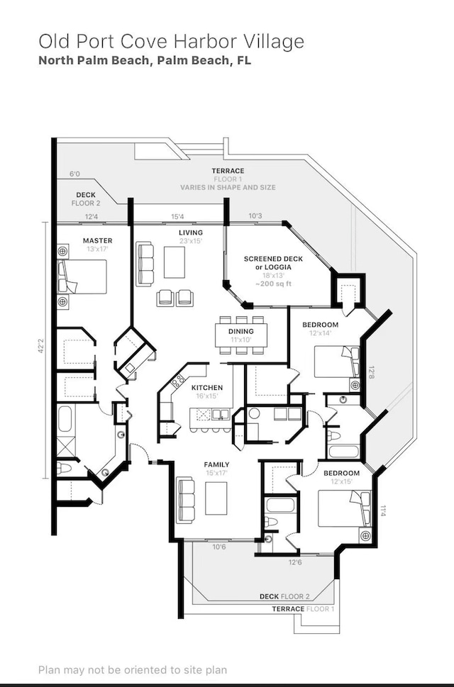 1124 Marine Way W D2R + Boat Slip 19, North Palm Beach, FL 33408 - room layout