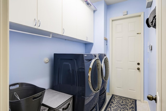 17560 72nd Rd N, The Acreage, FL 33470 - laundry area featuring cabinet space and separate washer and dryer