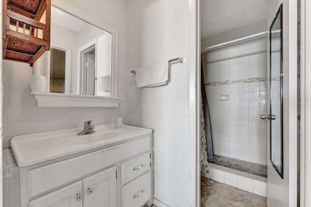 6160 SW 4th St, Margate, FL 33068 - full bath featuring vanity and a tile shower