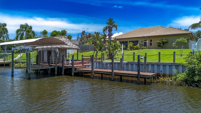 401 SE Verada Ave, Port Saint Lucie, FL 34983 - dock with a water view