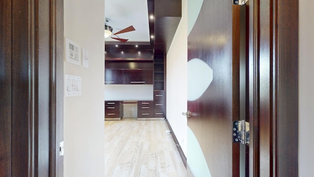 401 SE Verada Ave, Port Saint Lucie, FL 34983 - hall featuring light wood-type flooring