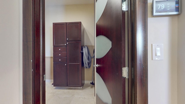 401 SE Verada Ave, Port Saint Lucie, FL 34983 - hall with light marble finish flooring