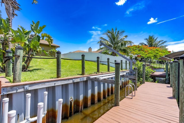 401 SE Verada Ave, Port Saint Lucie, FL 34983 - view of dock area