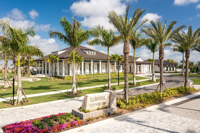 10710 Stellar Cir Unit 03, Palm Beach Gardens, FL 33412 - view of home's community featuring a lawn
