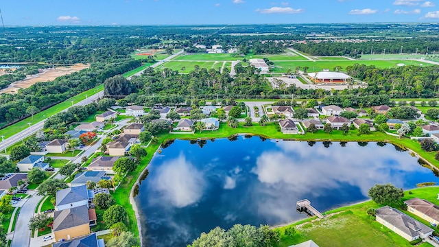 6057 Ridgelake Cir, Vero Beach, FL 32967 - aerial view of residential area with a large body of water