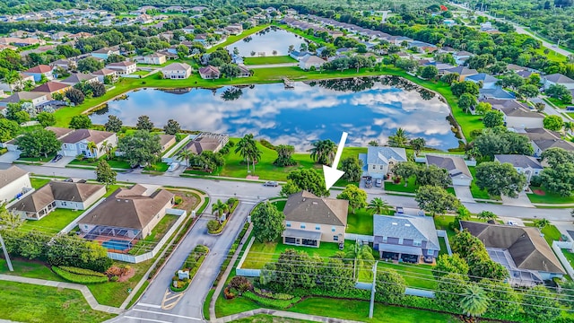 6057 Ridgelake Cir, Vero Beach, FL 32967 - aerial view of residential area featuring a nearby body of water