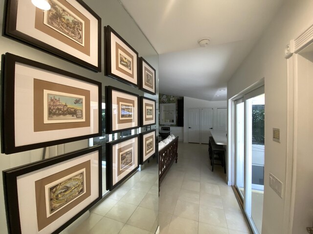 9124 Sun Terrace Cir Unit D, West Palm Beach, FL 33403 - corridor featuring light tile patterned flooring