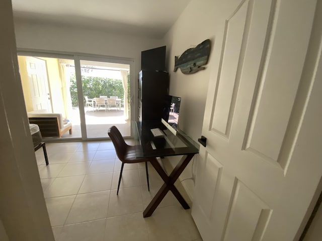 9124 Sun Terrace Cir Unit D, West Palm Beach, FL 33403 - dining space featuring light tile patterned flooring