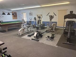 251 NW 76th Ave Unit 105, Margate, FL 33063 - exercise room featuring pool table