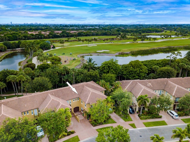 2812 Eagle Rock Cir Unit 902, West Palm Beach, FL 33411 - bird's eye view of a nearby body of water and a golf course