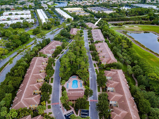 2812 Eagle Rock Cir Unit 902, West Palm Beach, FL 33411 - aerial view of property's location with a large body of water and nearby suburban area
