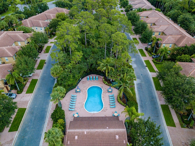 2812 Eagle Rock Cir Unit 902, West Palm Beach, FL 33411 - aerial view of residential area with a pool